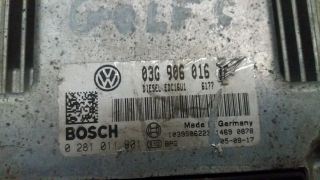 03g906016df / 03G 906 016 DF / 02811011901 Vw Golf V çıkma motor beyni 