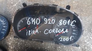 6k0920801c / 6k0 920 801 c  2000 - 2001 model seat ıbiza ve seat cordoba çıkma kilometre gösterge panel saati